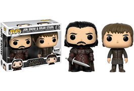 FK21497 Pack figuras Funko Pop! TV: Juego de tronos (Game of Thrones): Jon Snow and Bran Stark