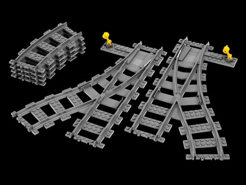 7895 Desvios Accesorios Tren LEGO® CITY®