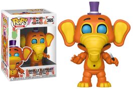 FUNKO POP! FIVE NIGHTS AT FREDDYŽS BLACKLIGHT - ORVILLE ELEPHANT REF: 32057, Nº 365 (Unidad Única - No admite devolución, ver fotos reales del producto)