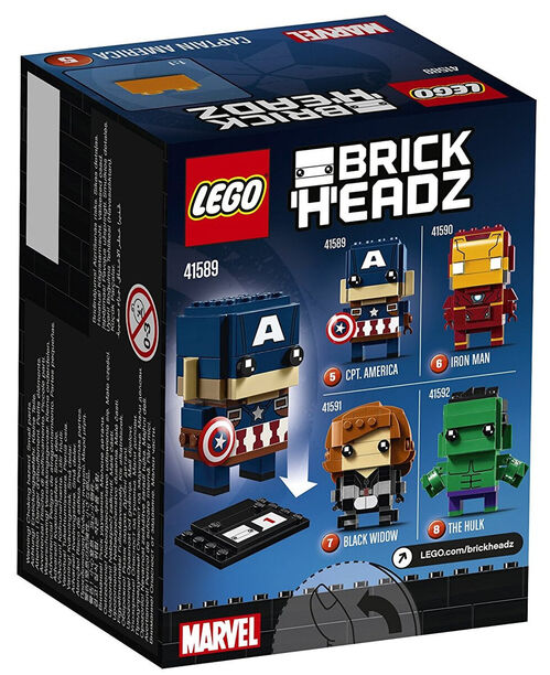 41589 BrickHeadz Lego Capitán América