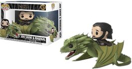 44448 Juego de Tronos Pop! Television - Figura Jon Snow con Rhaegal
