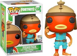 FUNKO POP! FORTNITE - FISHSTICK, REF: 44731, Nº 568 (Unidad Única - No admite devolución, ver fotos reales del producto)