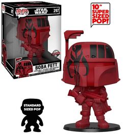 44806 FUNKO POP! Star Wars - Figura Boba Fett 25 cm (Rojo) - EXCLUSIVO