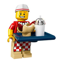 LE71018-06 LEGO® MINIFIGURES® 17ª edición - Vendedor de perritos calientes