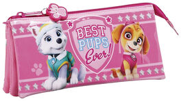 ESTUCHE PORTATODO TRIPLE PATRULLA CANINA ROSA 811714744
