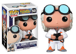 Regreso al futuro POP! Movies Vinyl Figura Dr. Emmett Brown 9 cm