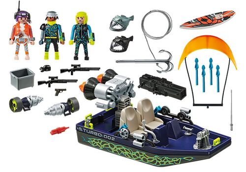 PLAYMOBIL - TOP AGENTS: TEAM S.H.A.R.K. NAVE CON ARPÓN