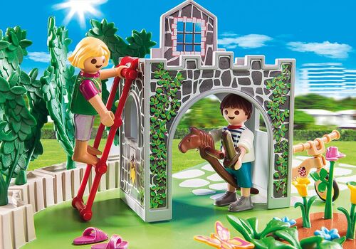 PLAYMOBIL ® 70010 SUPERSET FAMILIA EN EL JARDÍN