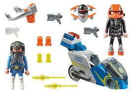 PLAYMOBIL - MOTO DRON DE LA POLICÍA GALÁCTICA
