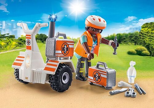 PLAYMOBIL - BALANCE SCOOTER DE RESCATE