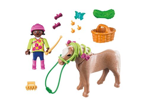 PLAYMOBIL - NIÑA CON PONI