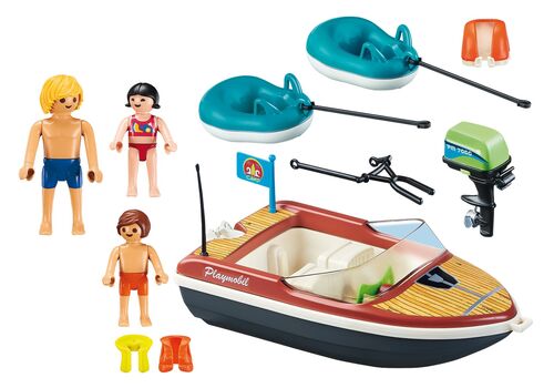 PLAYMOBIL - LANCHA CON RUEDAS DIVERTIDAS