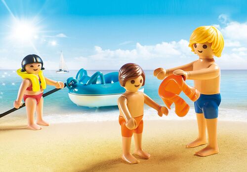 PLAYMOBIL - LANCHA CON RUEDAS DIVERTIDAS