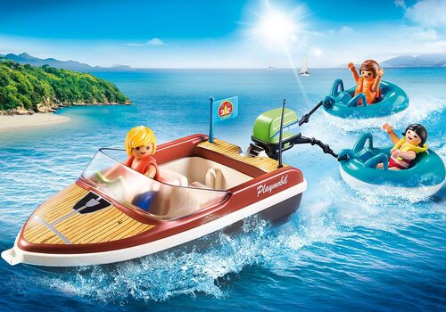 PLAYMOBIL - LANCHA CON RUEDAS DIVERTIDAS