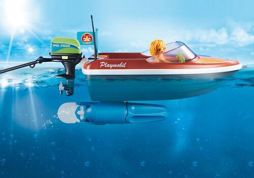 PLAYMOBIL - LANCHA CON RUEDAS DIVERTIDAS