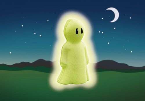 PLAYMOBIL - 1.2.3: CABALLERO CON FANTASMA