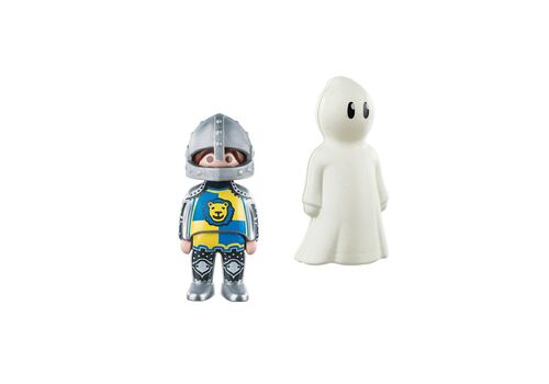 PLAYMOBIL - 1.2.3: CABALLERO CON FANTASMA