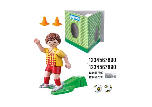 PLAYMOBIL JUGADOR DE FÚTBOL