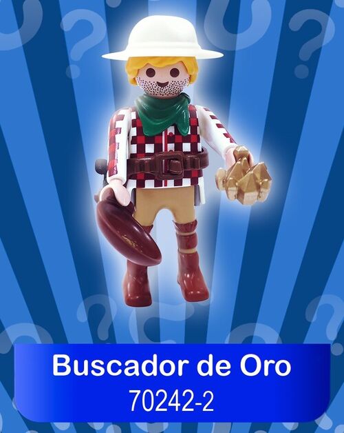 PLAYMOBIL 70242-2 SOBRE SORPRESA SERIE 17 NIÑOS - BUSCADOR DE ORO