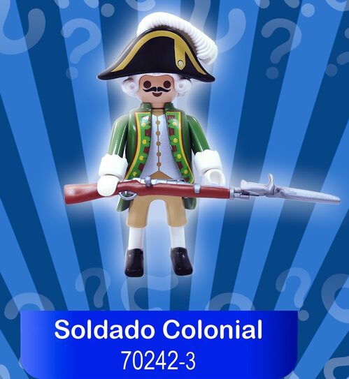 PLAYMOBIL 70242-3 SOBRE SORPRESA SERIE 17 NIÑOS - SOLDADO COLONIAL