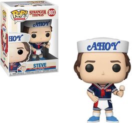 38535 FUNKO POP! Stranger Things - Figura Steve (Helado y Sombrero)