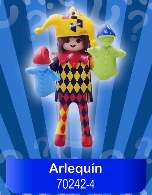 PLAYMOBIL 70242-4 SOBRE SORPRESA SERIE 17 NIÑOS - ARLEQUÍN