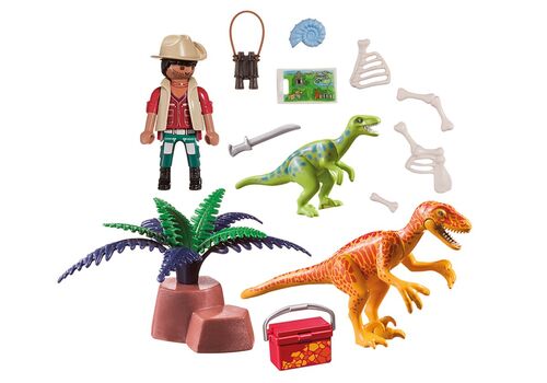 PLAYMOBIL MALETÍN GRANDE DINOSAURIOS Y EXPLORADOR