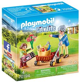 PLAYMOBIL ® 70194 ABUELA CON NIÑA