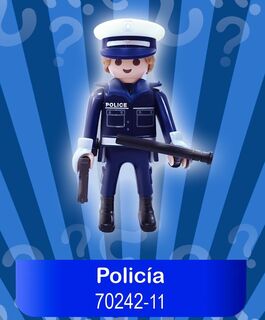 PLAYMOBIL 70242-11 SOBRE SORPRESA SERIE 17 NIÑOS - POLICÍA