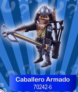 PLAYMOBIL 70242-6 SOBRE SORPRESA SERIE 17 NIÑOS - CABALLERO ARMADO