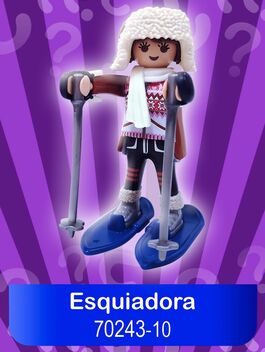 PLAYMOBIL 70243-10 SOBRE SORPRESA SERIE 17 NIÑAS - ESQUIADORA