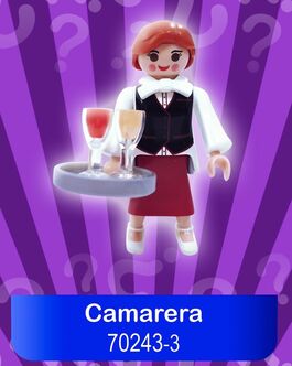 PLAYMOBIL 70243-3 SOBRE SORPRESA SERIE 17 NIÑAS - CAMARERA