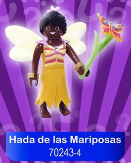 PLAYMOBIL 70243-4 SOBRE SORPRESA SERIE 17 NIÑAS - HADA DE LAS MARIPOSAS
