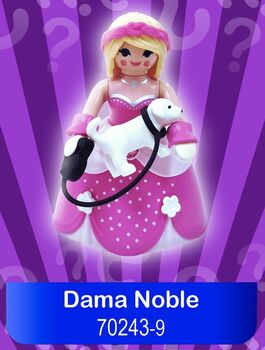 PLAYMOBIL 70243-9 SOBRE SORPRESA SERIE 17 NIÑAS - DAMA NOBLE