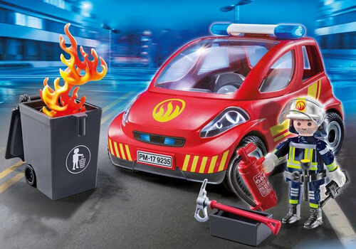 PLAYMOBIL - COCHE DE BOMBEROS