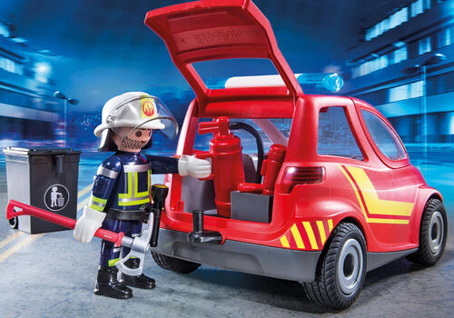 PLAYMOBIL - COCHE DE BOMBEROS