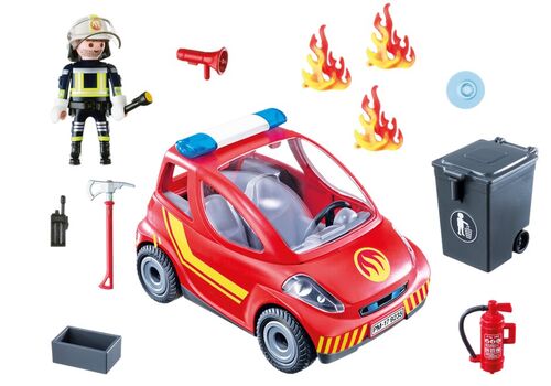PLAYMOBIL - COCHE DE BOMBEROS