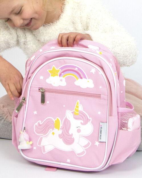MOCHILA UNICORNIO A LITTLE LOVELY COMPANY - ROSA