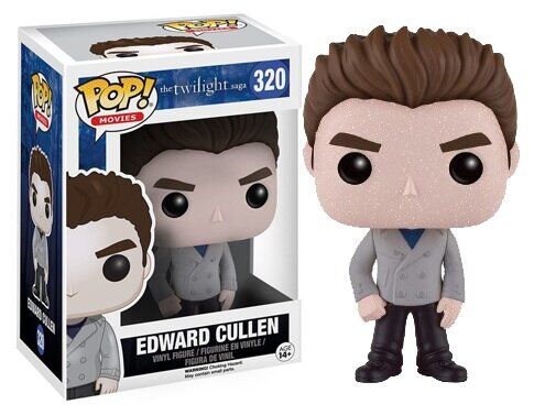 Edición limitada Saga Crepúsculo POP! Movies Vinyl Figura Edward Cullen Brillantina