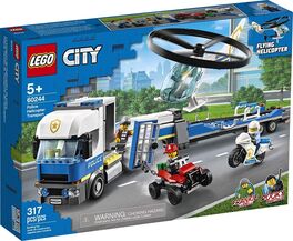 60244 Policía: Camión de Transporte del Helicóptero LEGO® CITY®