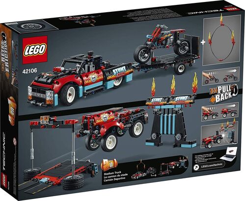 42106 Espectáculo Acrobático: Camión y Moto LEGO® TECHNIC®