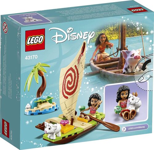 43170 Aventura Oceánica de Vaiana LEGO® DISNEY®