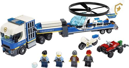 60244 Policía: Camión de Transporte del Helicóptero LEGO® CITY®