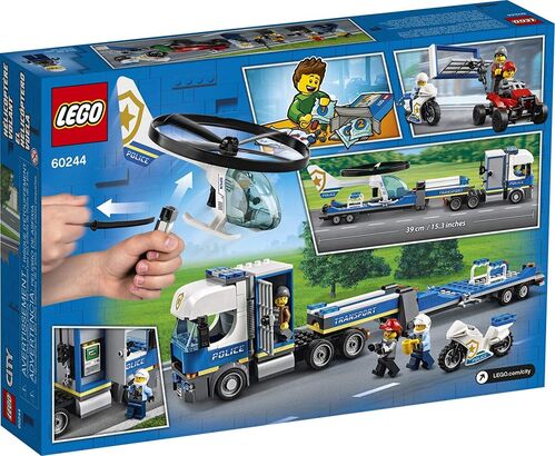 60244 Policía: Camión de Transporte del Helicóptero LEGO® CITY®