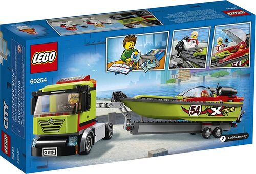60254 Transporte de la Lancha de Carreras LEGO® CITY®