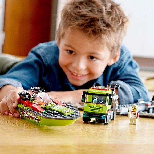 60254 Transporte de la Lancha de Carreras LEGO® CITY®