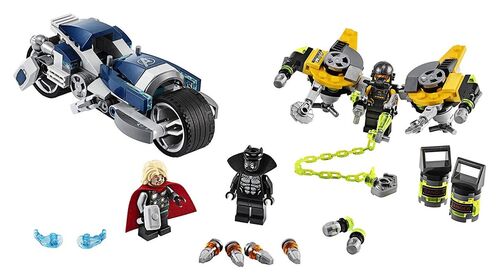76142 Vengadores: Ataque en Moto LEGO®  Marvel? Super Heroes