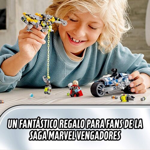 76142 Vengadores: Ataque en Moto LEGO®  Marvel? Super Heroes