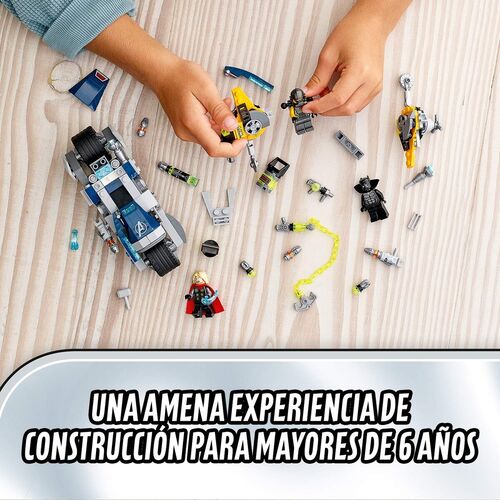 76142 Vengadores: Ataque en Moto LEGO®  Marvel? Super Heroes