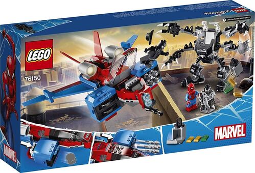 76150 Jet Arácnido vs. Armadura Robótica de Venom LEGO®  Marvel? Super Heroes